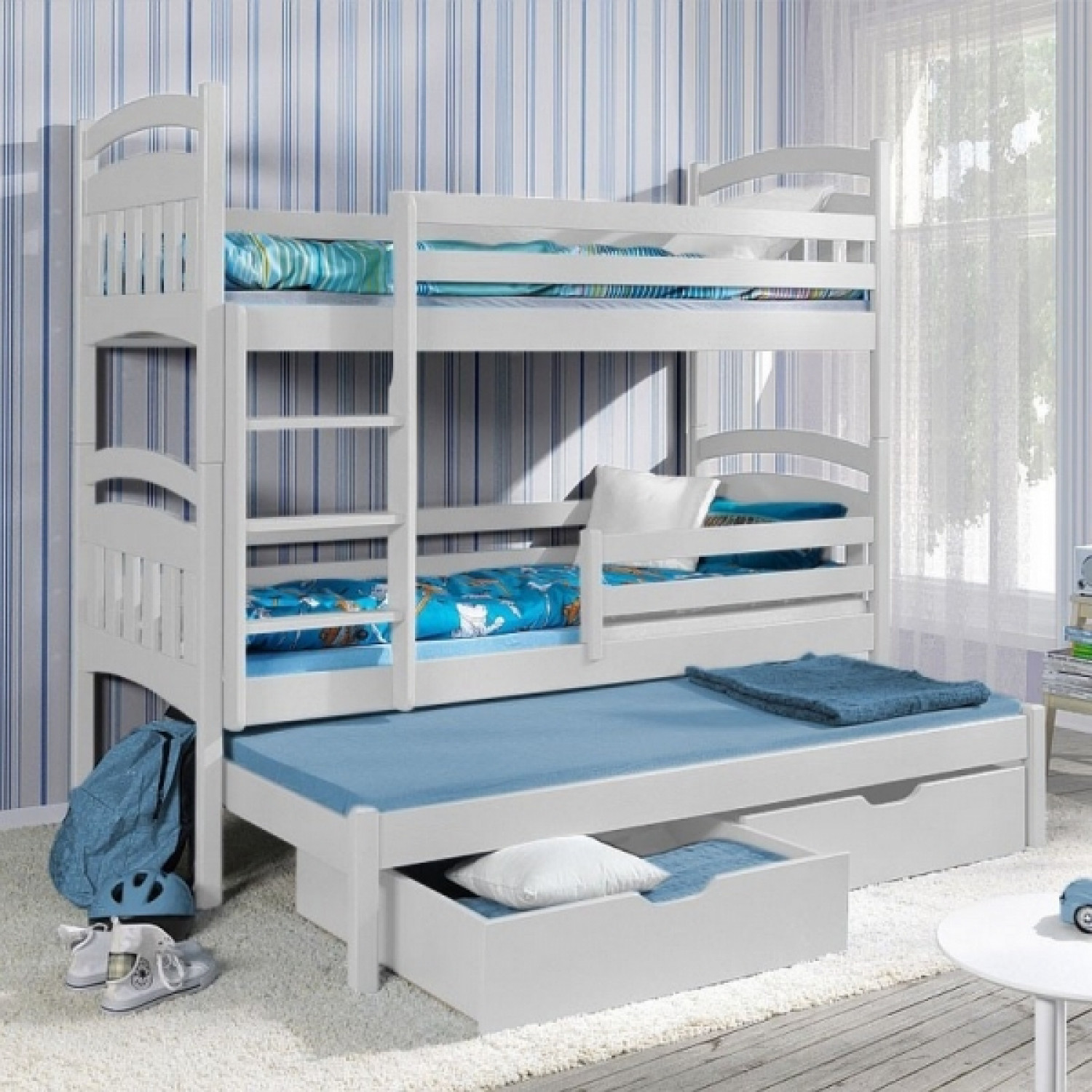 двухъярусная кровать для детей погодок